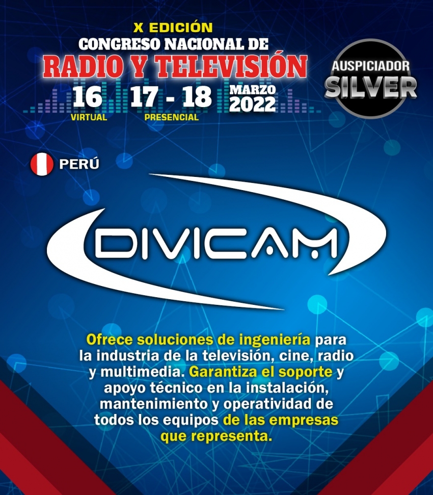 DIVICAM AUSPICIARÁ CONGRESO NACIONAL DE RADIO Y TELEVISIÓN