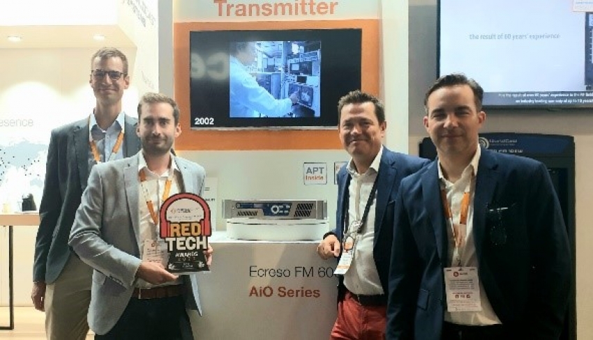 ECRESO FM 1KW – AIO SERIES WINS THE REDTECH BEST IN SHOW AWARD AT IBC2022